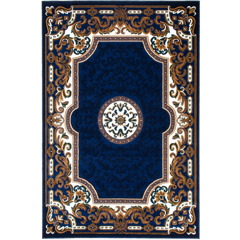 World Menagerie Beckwourth Performance Navy Rug & Reviews Wayfair